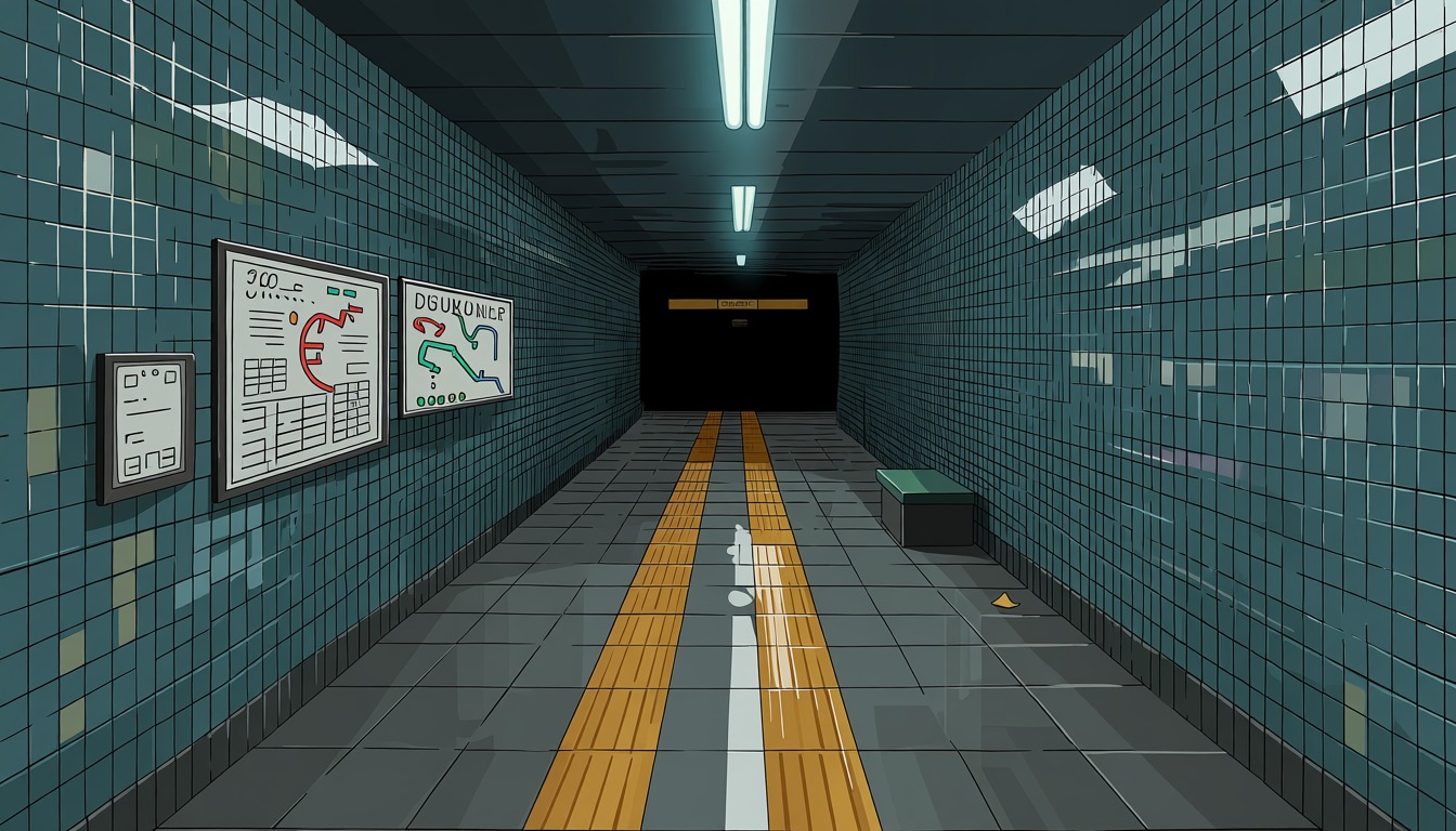 Wide background plate at eye level