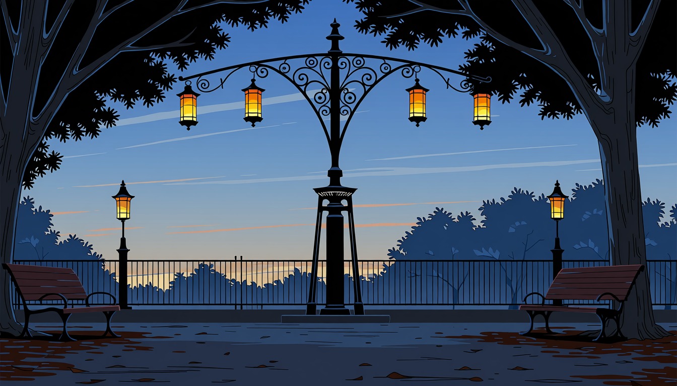 Wide background plate at eye level