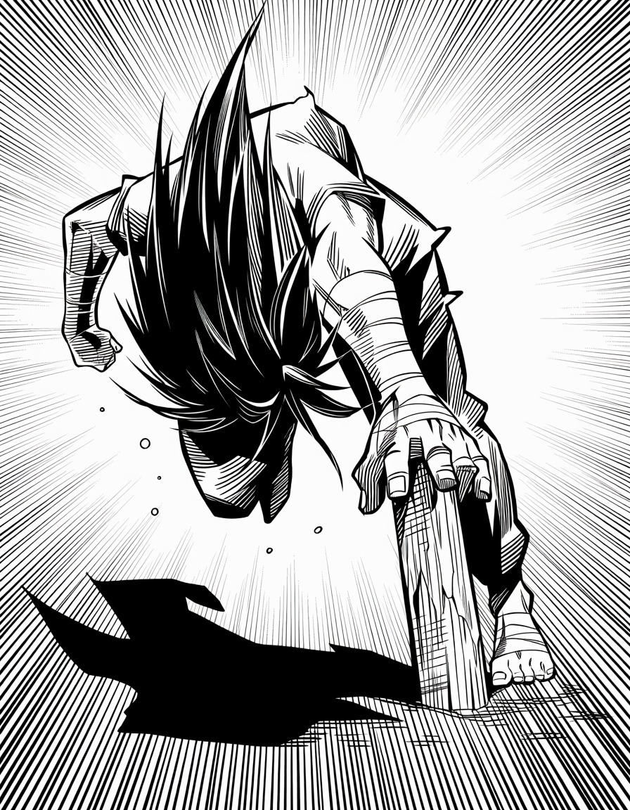 Dynamic action shot