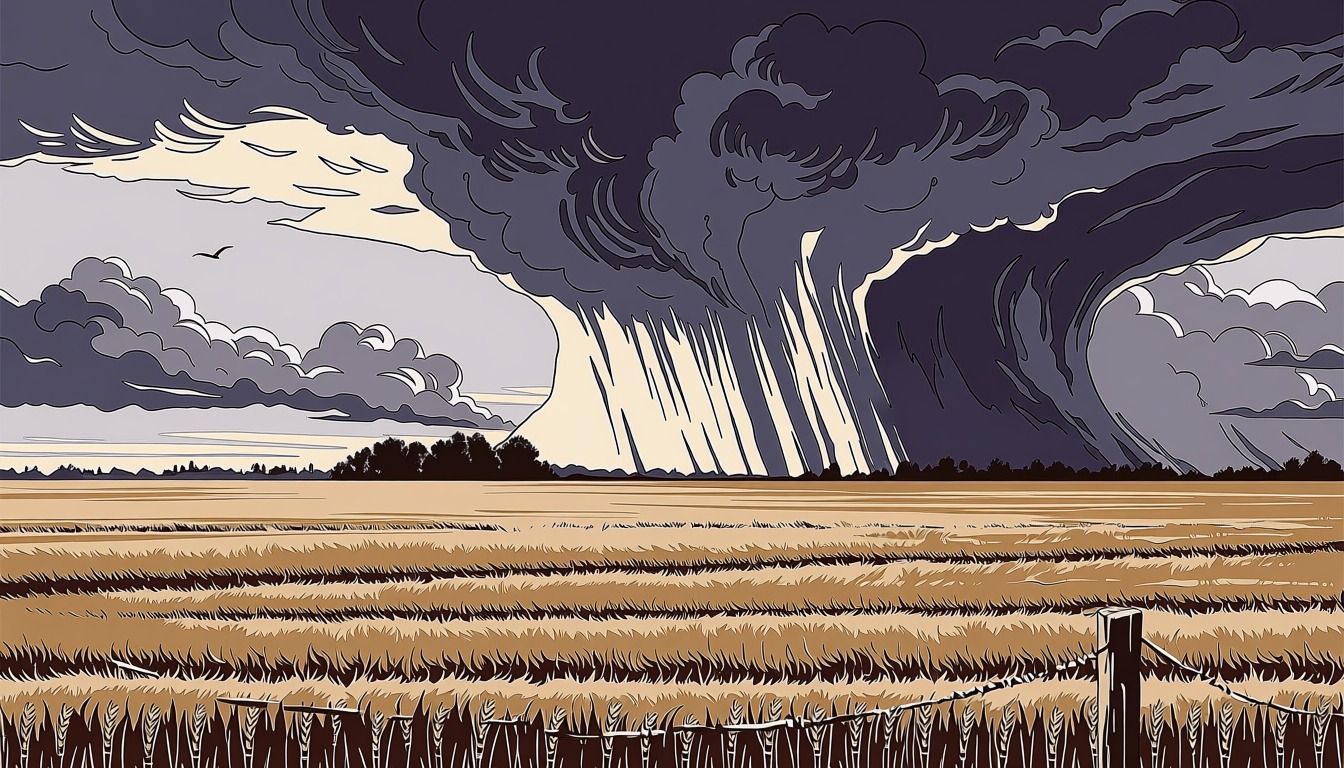 Wide landscape shot