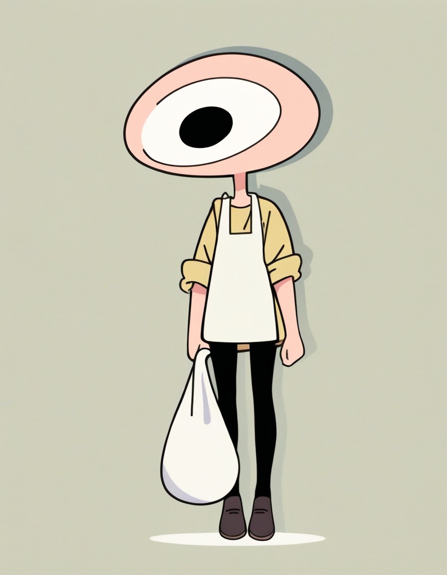 Full body front view, standing