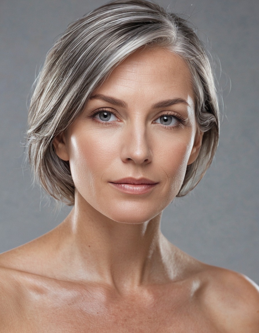 Half-length beauty shot