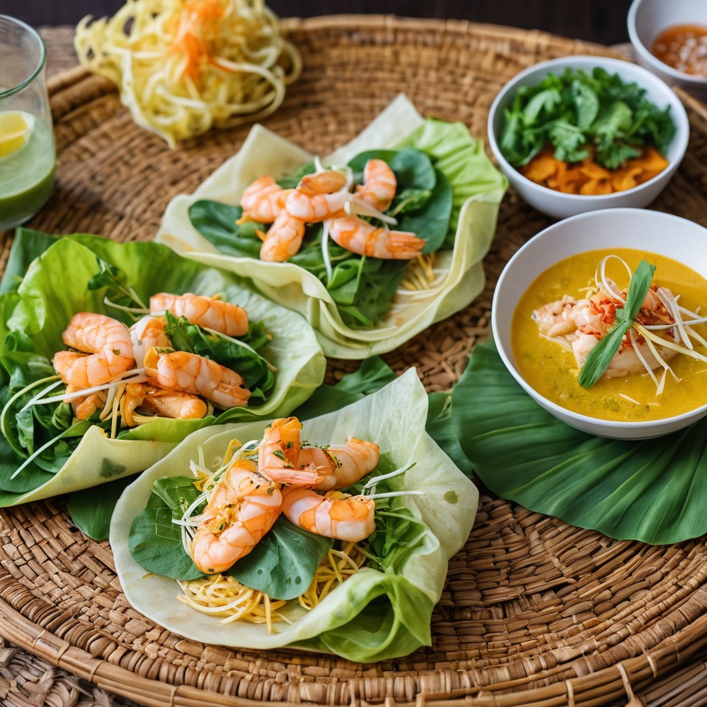 Close-up at table level