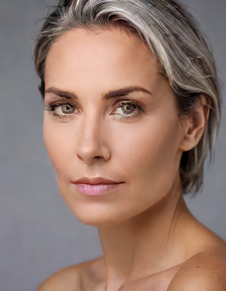 Half-length beauty shot