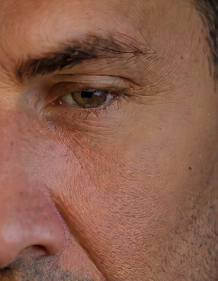 Extreme close-up