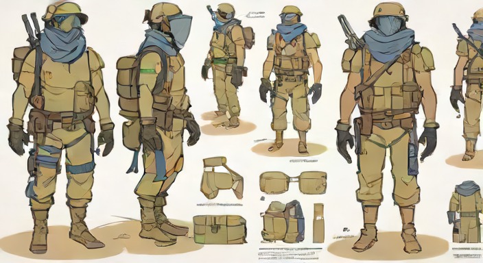 Character turnaround sheet