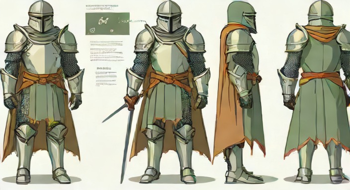 Character turnaround sheet