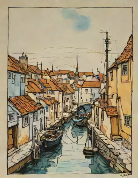 Half-page illustration