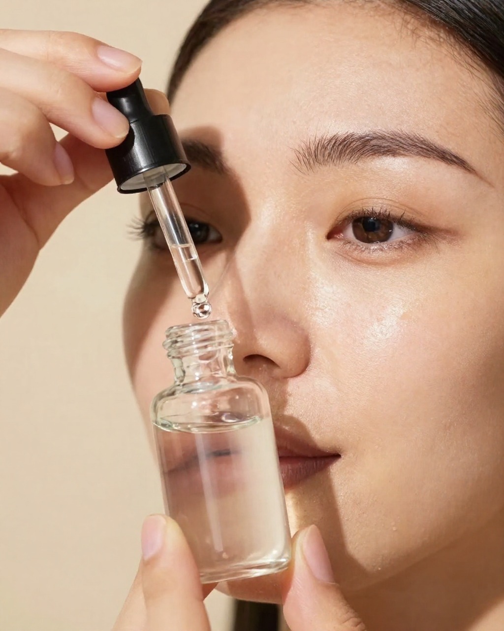 Close-up product-in-use shot