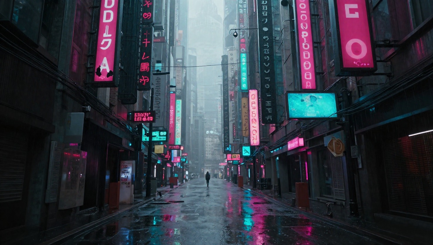 Wide establishing concept shot