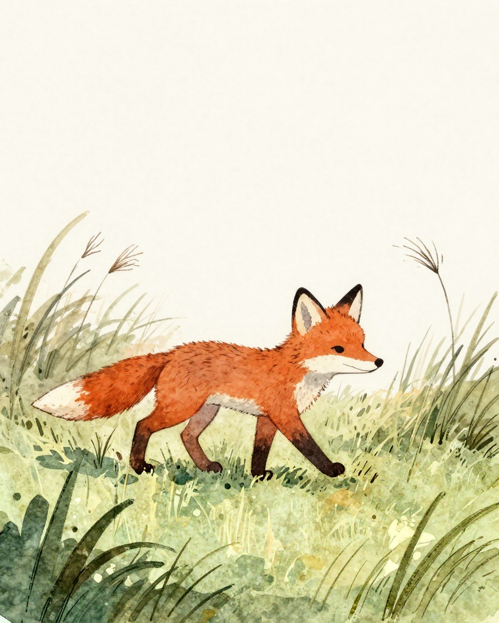 Full-page children's book illustration